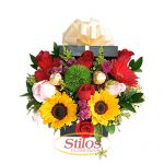 Flor moño de regalo